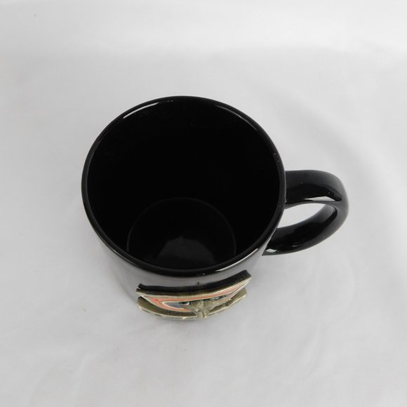 Chicago Bears - 10oz. Black Coffee/Tea Mug - Metallic 3D Logo - Picture 2 of 4